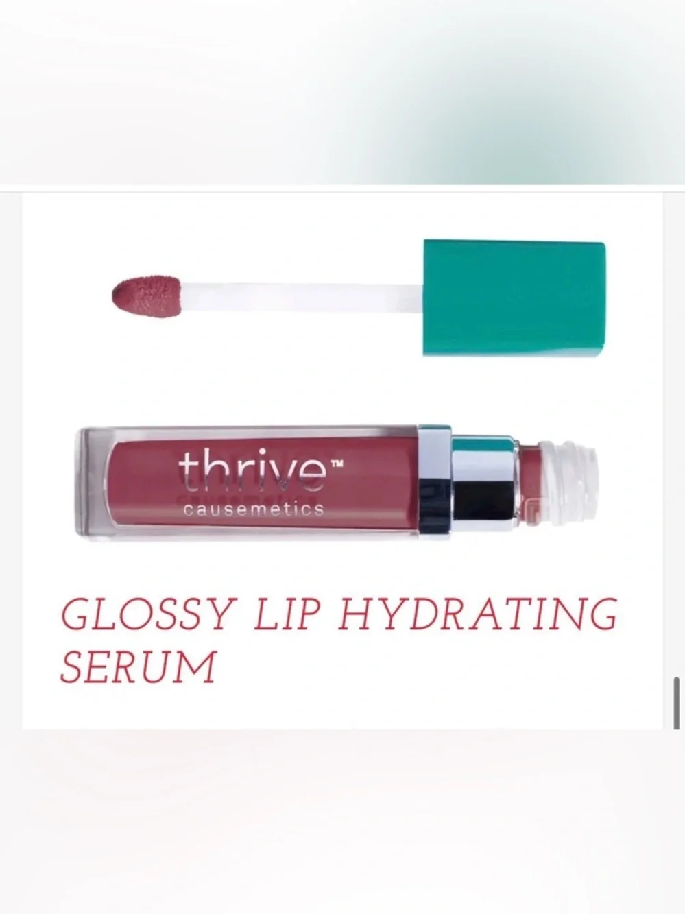 NWOT~Thrive Glossy Lip Hydrating Lip Gloss.